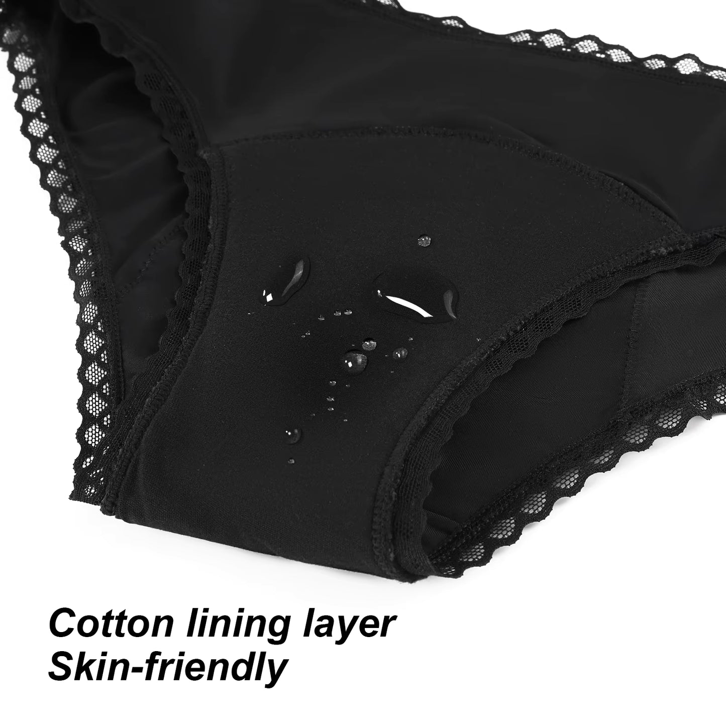 Culotte Menstruelle Shanhao 4 Couches – Flux Moyen (Hipster)