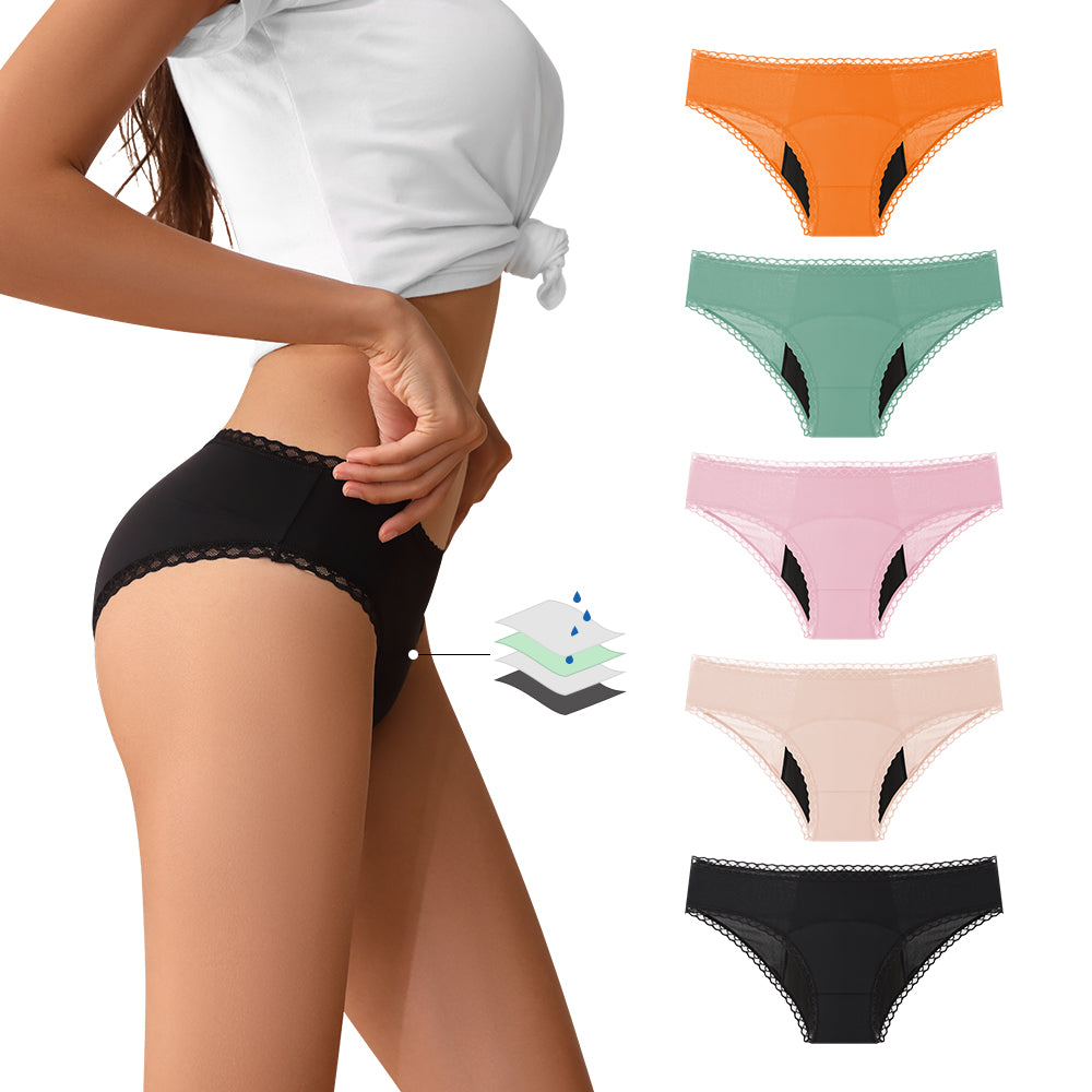 Culotte Menstruelle Shanhao 4 Couches – Flux Moyen (Hipster)